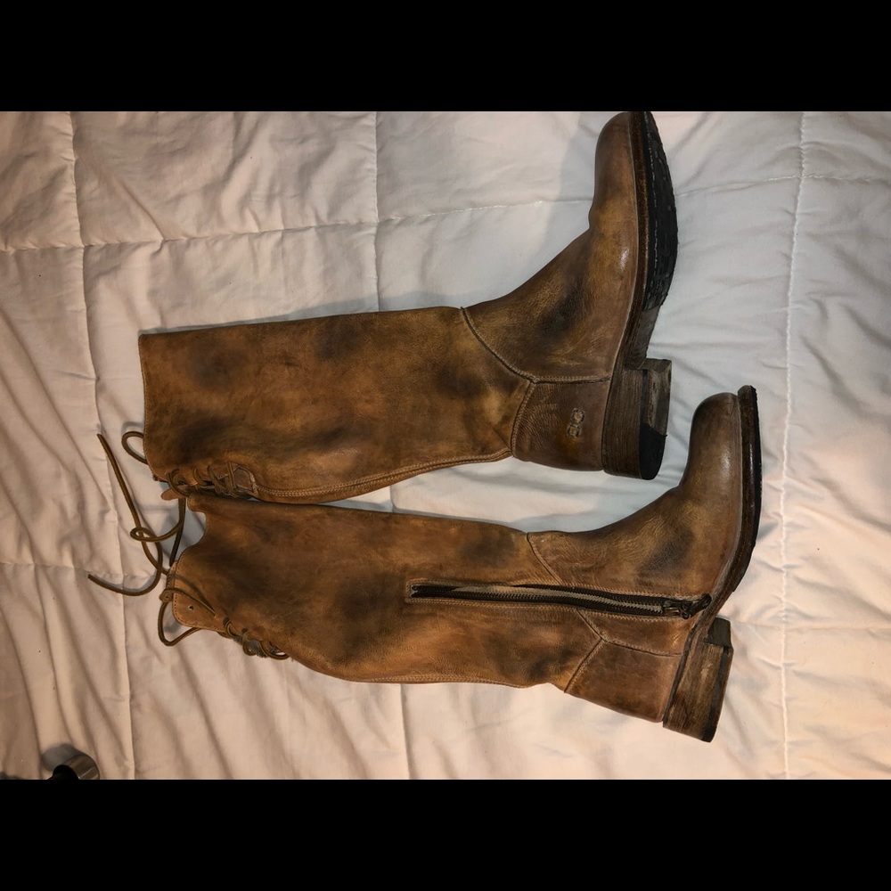 Tan Rustic Manchester Riding Boots